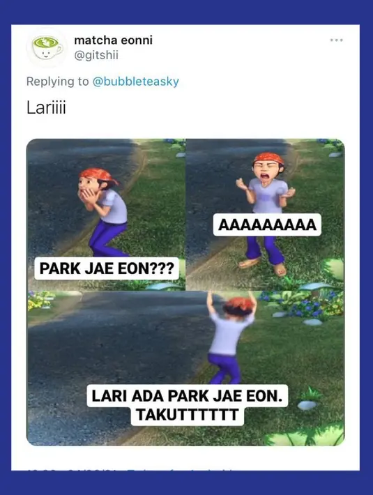 Banyak warganet yang mengaku jika mereka takut dengan karakter Park Jae Eon. (Foto: Twitter)