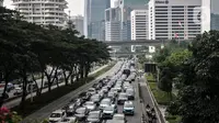 Berdasarkan rilis TomTom Traffic Index kemacetan DKI Jakarta mengalami kenaikan signifikan. (merdeka.com/Iqbal S Nugroho)
