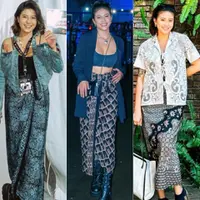 OOTD Awkarin Kenakan Kain Batik. [@narinkovilda]