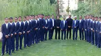 Timnas Iran U-16 jelang bertolak ke Malaysia untuk tampil di Piala AFC U-16 2018. (Bola.com/Dok. FFIRI)