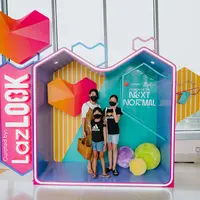 Lazada menghadirkan keseruan lewat instalasi