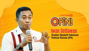 Iwan Setiawan, Direktur Eksekutif Indonesia Political Review (IPR). (Abdillah/Liputan6.com)