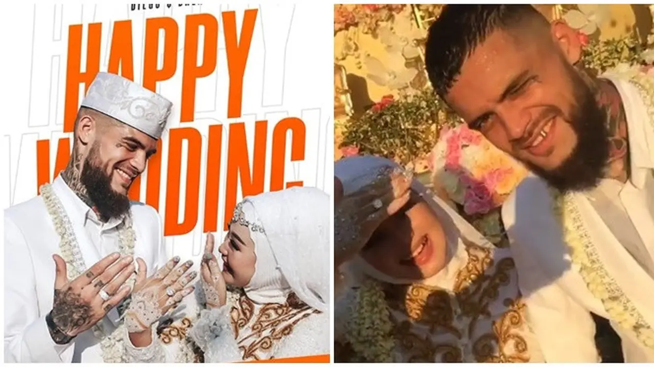 Sah Jadi Suami Istri, Ini Momen Pernikahan Diego Michiels dan Dhea Ananda