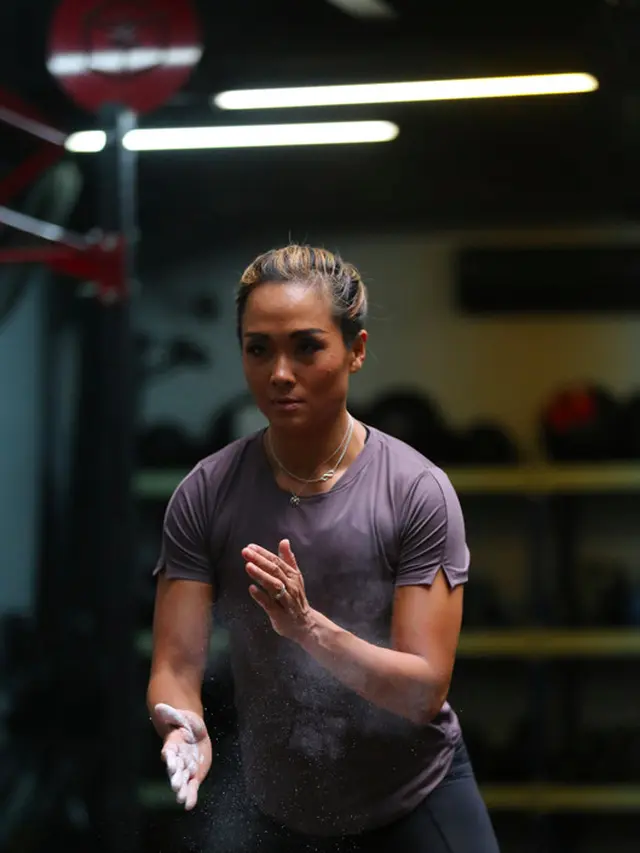 Jemima punya cara tersendiri yang bikin dia tetap konsisten ngegym.