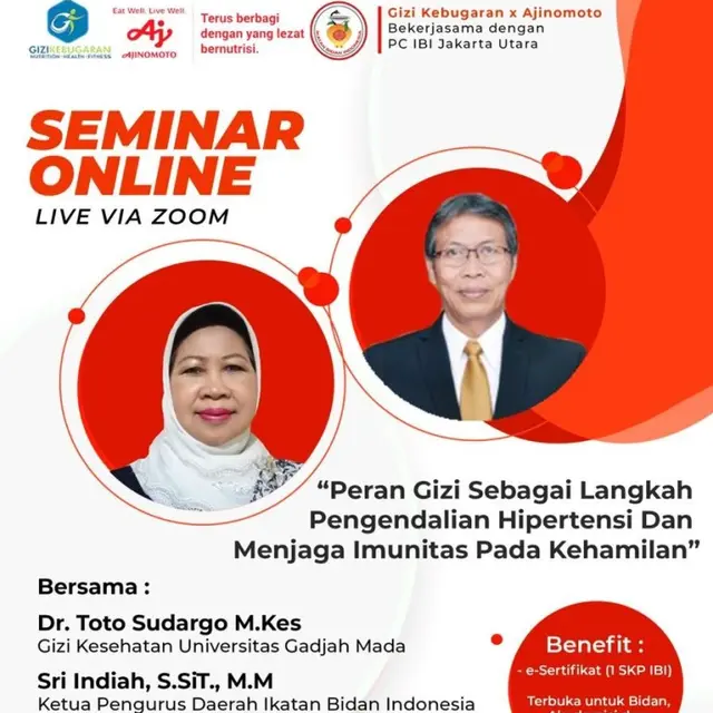 Membantu Para Ibu dalam Pengendalian Hipertensi dan Meningkatkan Sistem Imun