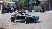 Mobil Listrik Bharata karya mahasiswa Universitas Muhammadiyah Jember (Istimewa)