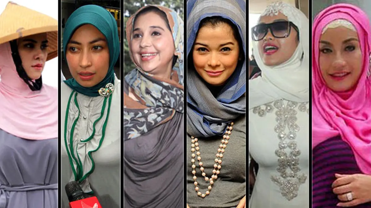 Wow! Enam Artis Ini Dandan ala Jilboobs - ShowBiz Liputan6.com