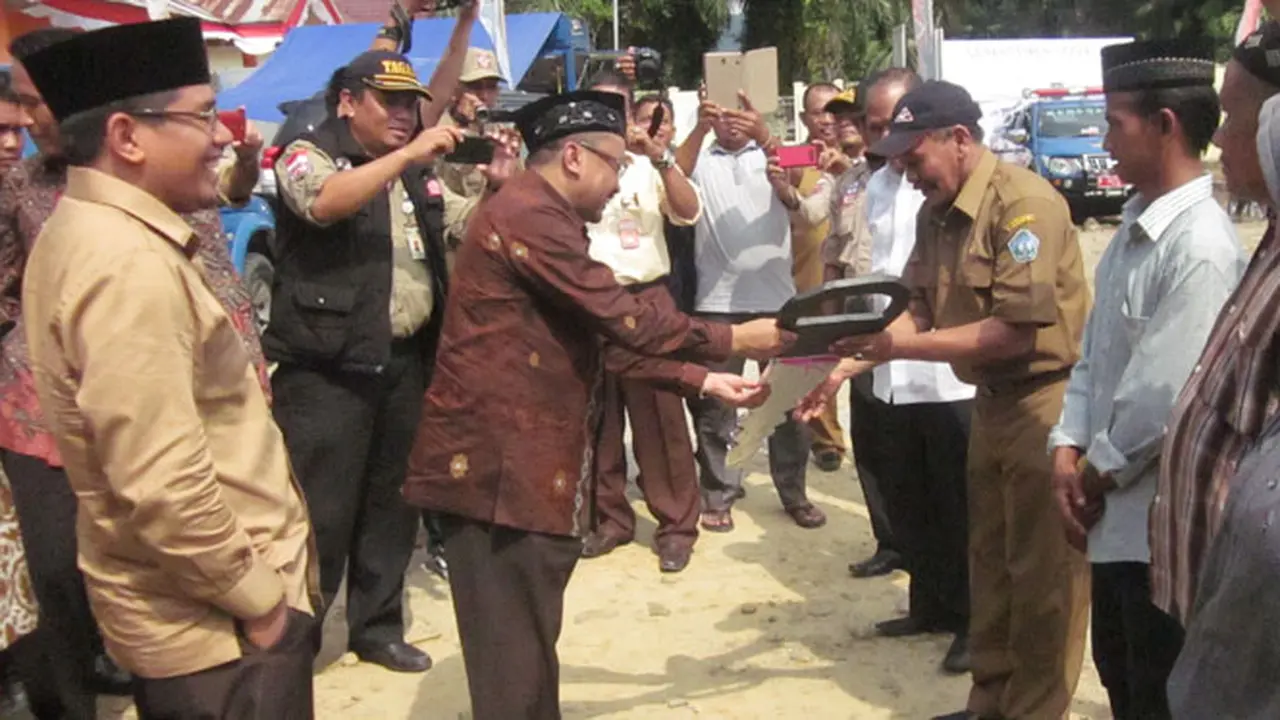 Pemkab Aceh Selatan Terima Bantuan Alat Penunjang Bencana Alam 