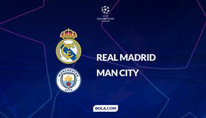 Cover Real Madrid vs Manchester City - Champions League. (Bola.com/Gregah Nurikhsani)