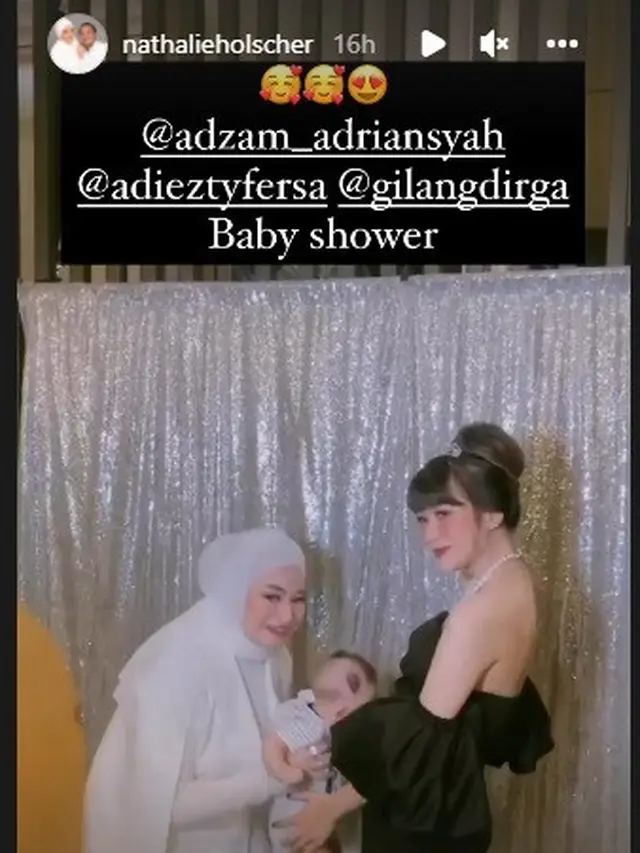 Gilang Dirga dan Adiezty Fersa menggelar acara baby shower