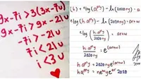 Rumus Matematika Nyeleneh Bikin Dahi Berkerut. (Sumber: Brilio.net dan Instagram/jeromepolin)