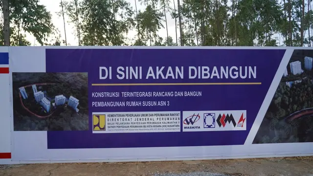 Kementerian PUPR telah melaksanakan Penandatanganan Kontrak Paket Pekerjaan Pembangunan 47 Tower Rumah Susun ASN-Hankam di KIPP IKN Nusantara. (Dok Kementerian PUPR)