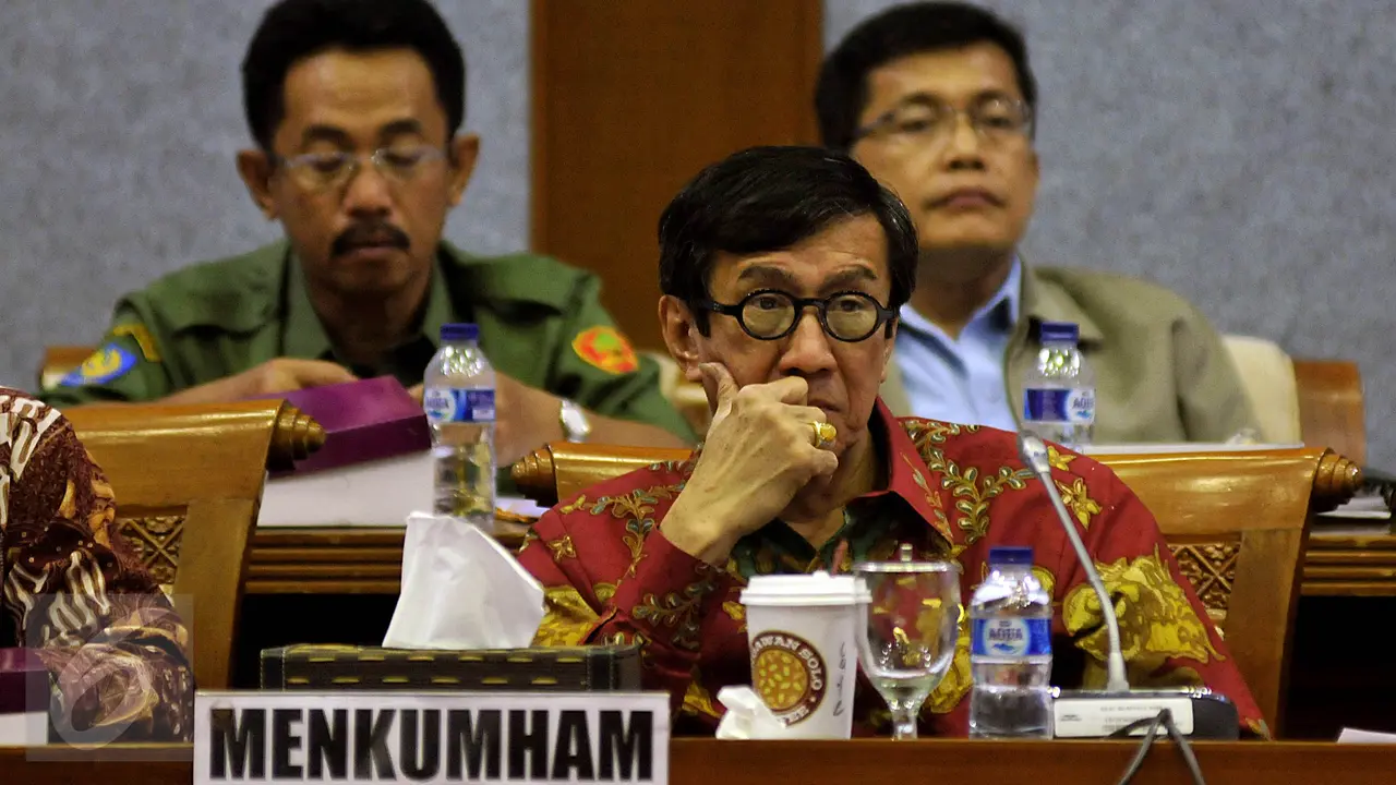 20160125- Yasonna Laoly dan Baleg DPR Bahas Prolegnas RUU Prioritas 2016-Jakarta-Johan Tallo