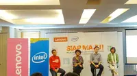 ​Launching Kampanye Lenovo "Siap Maju" di Kota Padang (Liputan6.com/Muslim AR)