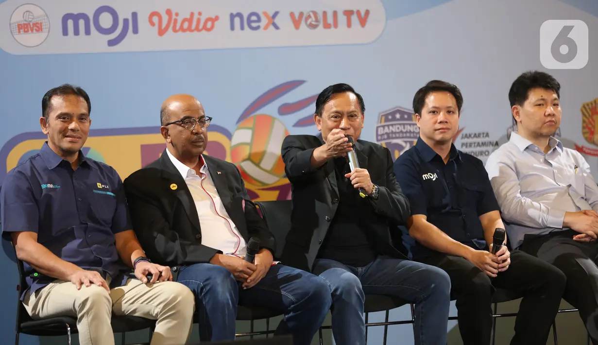 Total ada 90 pertandingan yang akan dilangsungkan sepanjang perhelatan PLN Mobile Proliga 2025. (Liputan6.com/Helmi Fithriansyah)