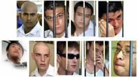 Dafta kesembilan orang anggota Bali Nine yang menjadi tersangka kasus narkoba dan akan di hukum mati.