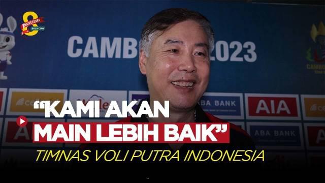 Berita Video, komentar pelatih Timnas Voli Putra Indonesia usai bekuk singapura di SEA Games 2023 pada Kamis (4/5/2023)