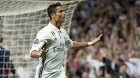 Hattrick Cristiano Ronaldo antarkan Real Madrid menembus babak semifinal Liga Champions setelah menyingkirkan Bayern Munchen dengan agregat total 6-3. (doc.  UEFA)