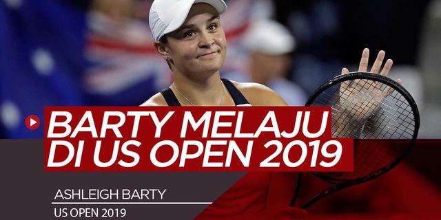 VIDEO: Unggulan Kedua di AS Terbuka 2019, Ashleigh Barty Masih Melaju Mulus