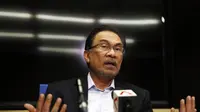 Mantan Wakil PM Malaysia Anwar Ibrahim. (Reuters/Olivia Harris)