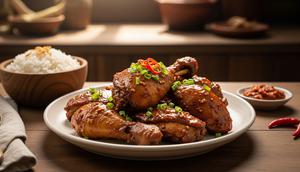 7 Resep Ayam Bacem Gurih yang Bisa Disimpan Lama, Cocok untuk Stok Lauk Harian di Rumah (Foto: Gemini AI)