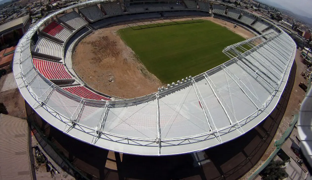 La Portada Stadium, merupakan salah satu stadion yang akan digunakan untuk pagelaran Copa Amerika 2015 di Chili, Selasa (21/04/2015). Sumber : AFP