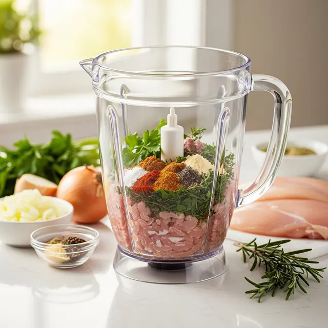 Cara Bikin Sosis Ayam dengan Blender (AI)