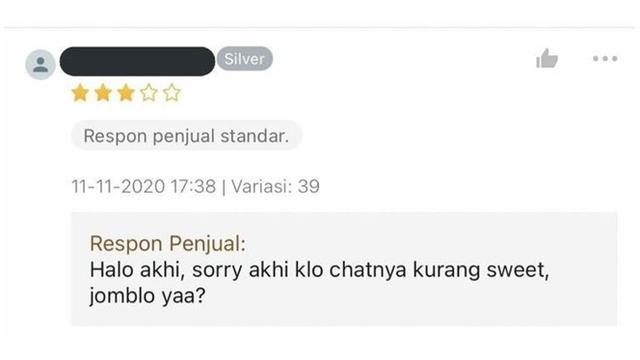 8 Potret Balasan Ulasan Admin Online Shop Ini Bikin Geleng Kepala