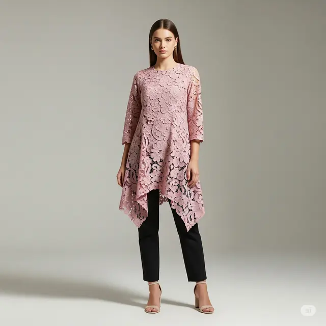 9 Model Baju Tunik Brokat Modern Terbaru 2025: Elegan dan Modern