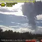 Gunung Ibu kembali erupsi dahsyat pada Kamis pagi (27/6/2024), pukul 09.06 WIT. (Liputan6.com/ Dok PVMBG)re