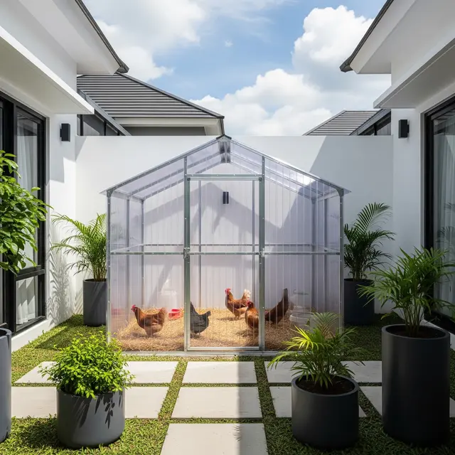 9 Model Kandang Ayam Tertutup tapi Transparan, Inovasi Modern Peternakan Unggul