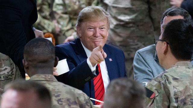 Hari Thanksgiving, Trump Tengok Tentara AS di Afghanistan
