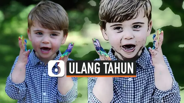 VIDEO: Pangeran Louis Ulang Tahun ke-2, Lihat Potret Menggemaskannya