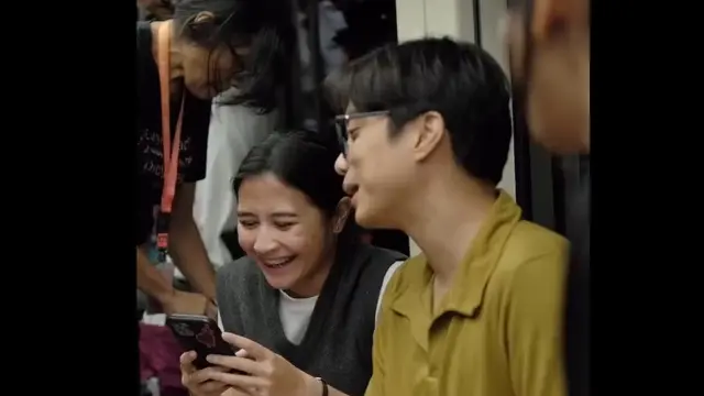 Chemistry Prilly dan Dikta di Lokasi Syuting