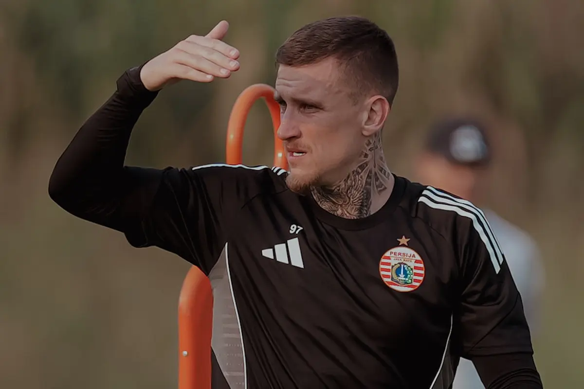 Gelandang Persija Jakarta, Fabio Calonego.