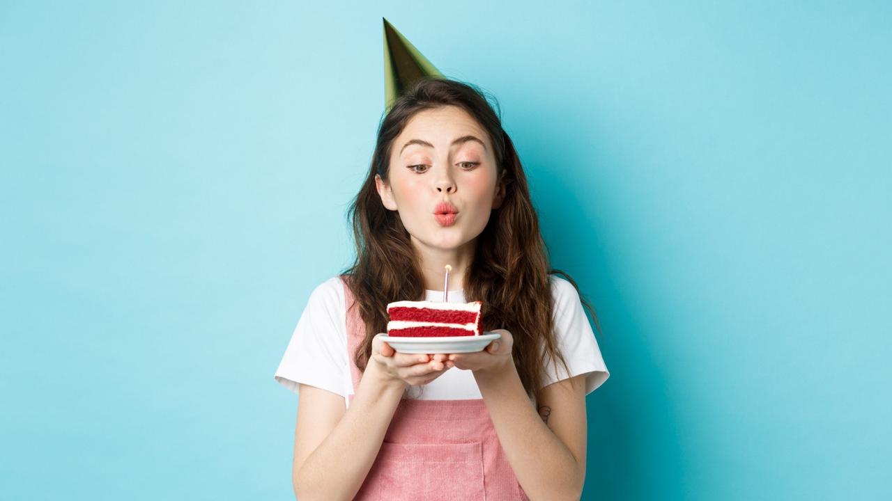 Ilustrasi ulang tahun, diri sendiri
