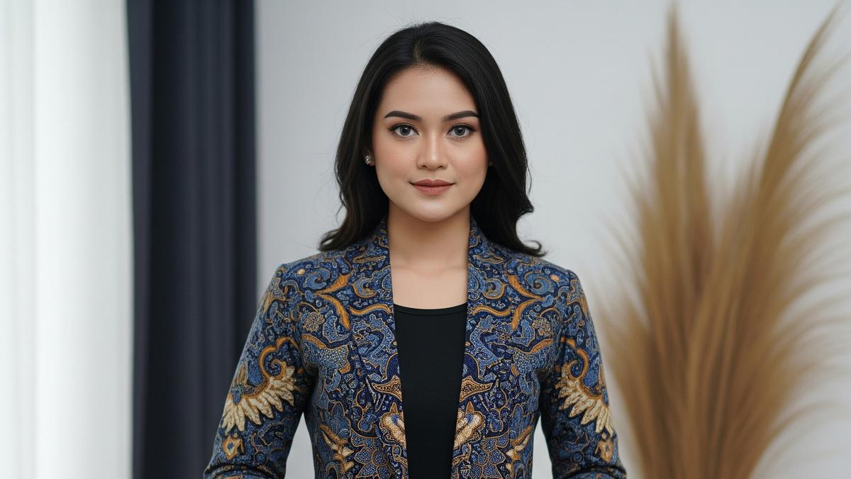 9 Model Blazer Batik Kekinian, Stylish Dari Crop hingga Long Outer