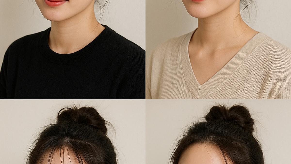7 Model Rambut Cepol ala Korea yang Lagi Tren, Bikin Wajah Terlihat Fresh