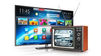 Ilustrasi tv digital dan tv analog/Shutterstock. 