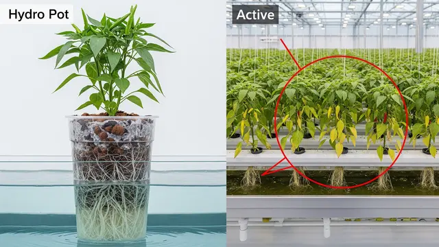 Perbedaan Hydro Pot dan Hidroponik Biasa untuk Cabai
