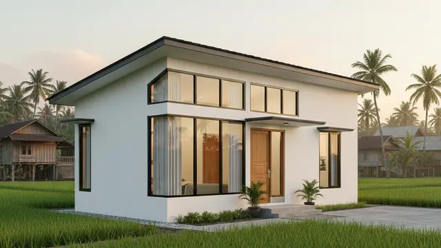 7 Gambar Rumah Minimalis di Kampung, Sederhana tapi Modern dan Bikin Nyaman untuk Keluarga