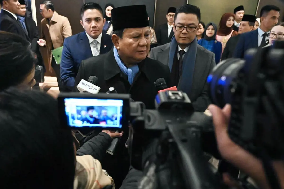Presiden Prabowo Subianto di Washington DC, Sabtu (21/2/2026).