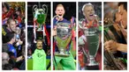 Kumpulan foto-foto penjaga gawang yang pernah merasakan kegemilangan bersama klub mereka masing-masing dalam  meraih Treble Winners. (Foto: AFP)