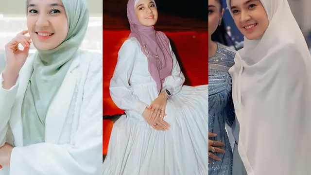10 Gaya Stylish Dhini Aminarti dengan Hijab Syar'i, Bisa Jadi Inspirasi untuk Olahraga hingga Kondangan