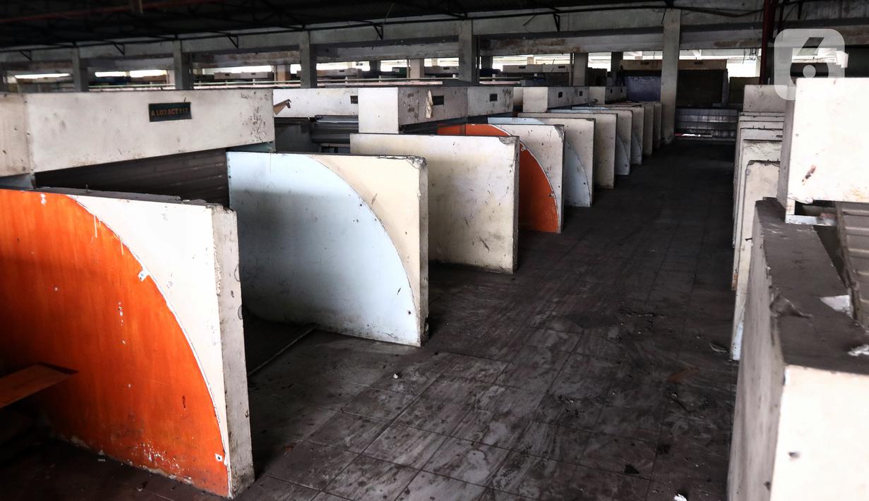 Secara singkat, Heru Budi mengatakan pembenahan kios-kios pedagang yang kosong di Blok G itu menjadi kewenangan Pasar Jaya. (Liputan6.com/Angga Yuniar)