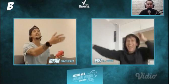 VIDEO: Beragam Ekspresi Egy Maulana Vikri dan Irfan Bachdim saat Beradu di Rexona Men Soccer Stars Challenge