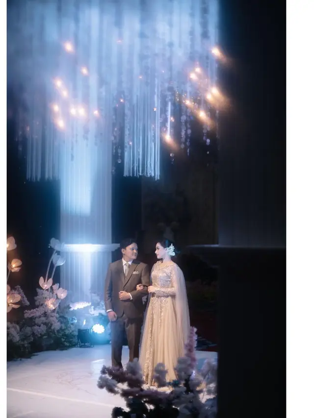 Momen resepsi pernikahan adik Indah Permatasari, Sinta Mutiara Bella (Foto: Instagram sintamutiarabell)
