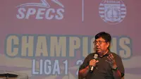 Direktur Utama Persija, Gede Widiade di acara salah satu sponsor tim, Specs di Plaza Senayan, Jakarta, Senin (10/12/2018). (Istimewa)