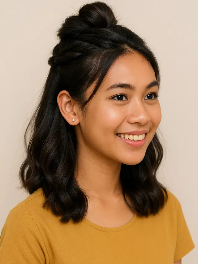 Model Sanggul Kecil untuk Acara Resmi (Image by ChatGPT)
