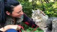 Melissa Millett, pelatih kucing dalam film Pet Sematary. (Instagram Melissa Millett)